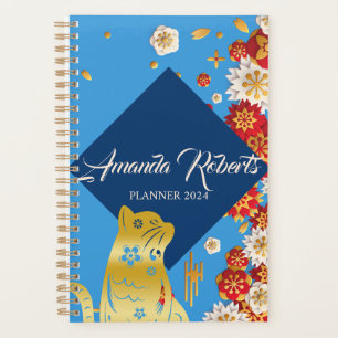 Year Of The Cat 2024 Flowers Planner