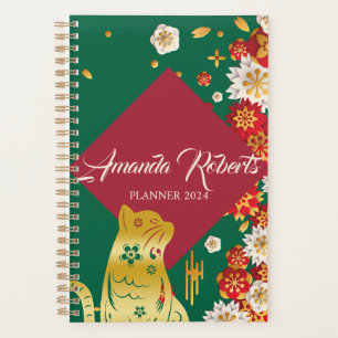 Year Of The Cat 2024 Flowers Planner