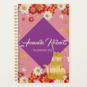 Year Of The Cat 2024 Flowers Planner
