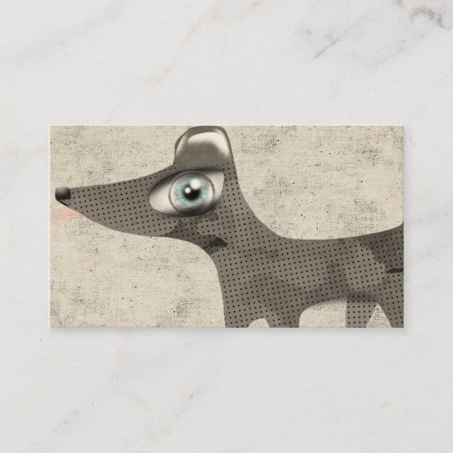Year of the dog business card (Front)