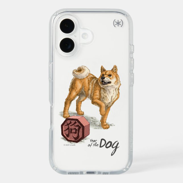 Year of the Dog Chinese Zodiac Art   Speck iPhone Case (Front)