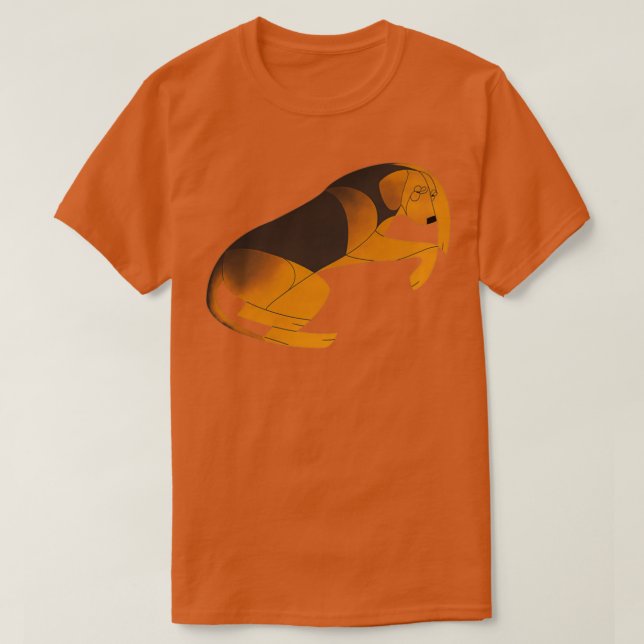 Year of the Dog Schiller Hound  T-Shirt (Design Front)