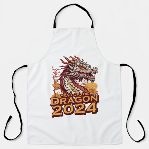 Year of the dragon 2024 Aprons Dragon 2024 Apron
