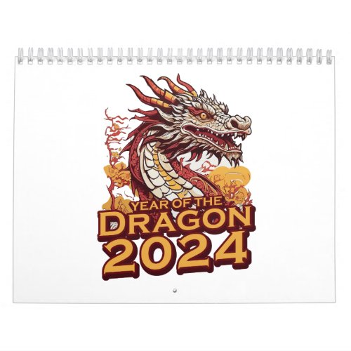 Year of the dragon 2024 calendar