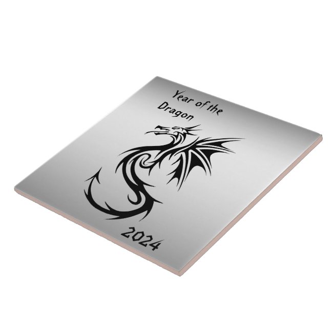 Year of the Dragon 2024 Ceramic Tile