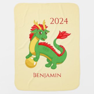 Year of the Dragon 2024 Chinese Green Custom Name