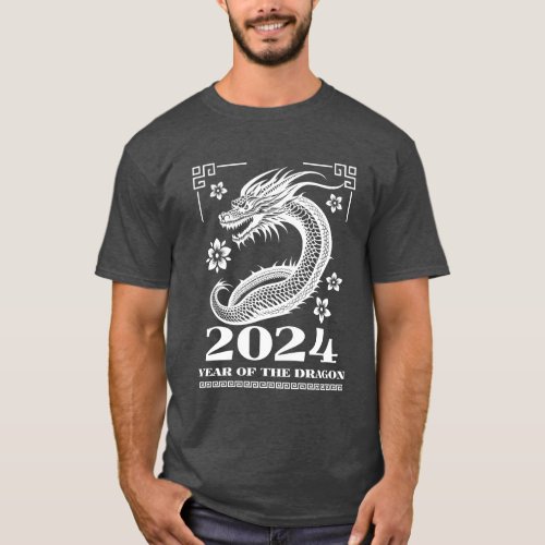 Year of the Dragon 2024 _ Chinese Lunar New Year T_Shirt