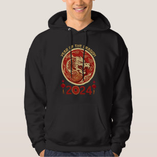 Year Of The Dragon 2024 Chinese New Year 2024 Hoodie