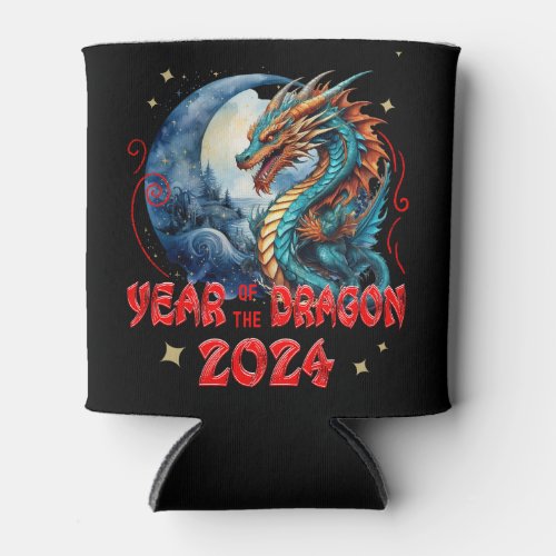 Year of the Dragon 2024 Chinese New Year Dragon Can Cooler