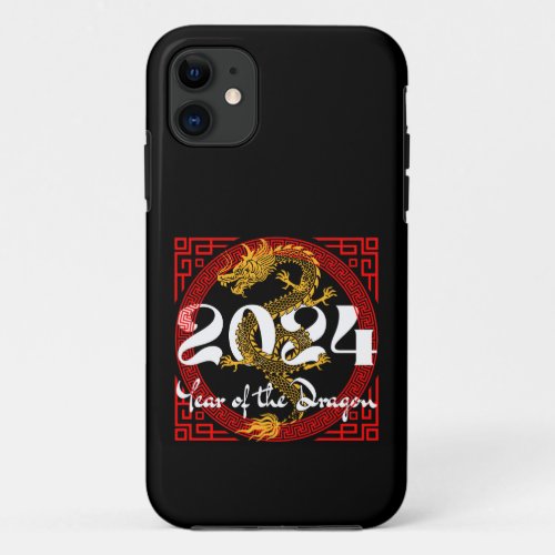 Year of the Dragon 2024 Chinese zodiac iPhone 11 Case