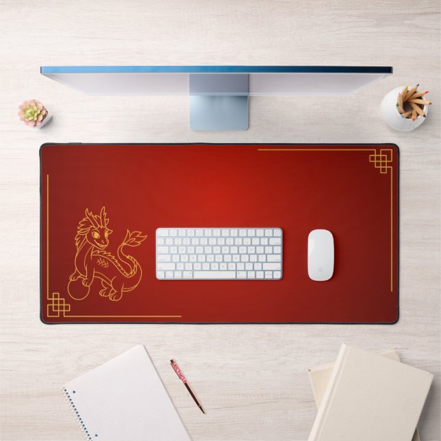 Year of the Dragon 2024 Chinese Zodiac Desk Mat (Office 1)