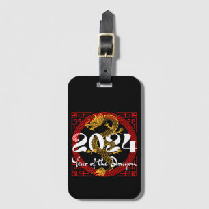 Year of the Dragon 2024 Chinese zodiac Luggage Tag