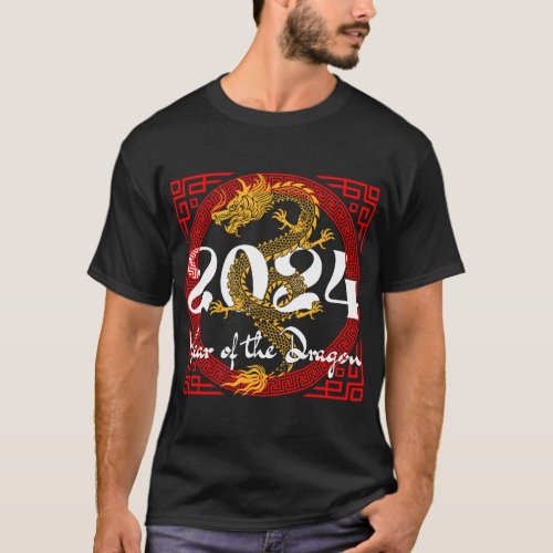Year of the Dragon 2024 Chinese zodiac T_Shirt