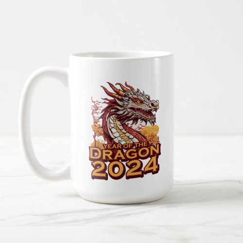 Year of the dragon 2024 coffee mug