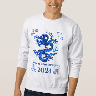 Year of the Dragon 2024 - Deep Cobalt Blue Sweatshirt