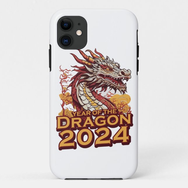 Year of the dragon 2024 iPhone Cases, Dragon 2024  Case-Mate iPhone Case (Back)