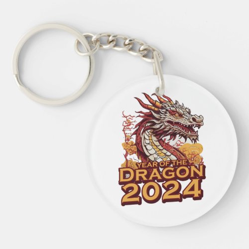 Year of the dragon 2024 keychain