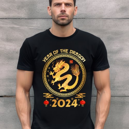 Year of The Dragon 2024_ Lunar New Year 2024 T_Shi T_Shirt