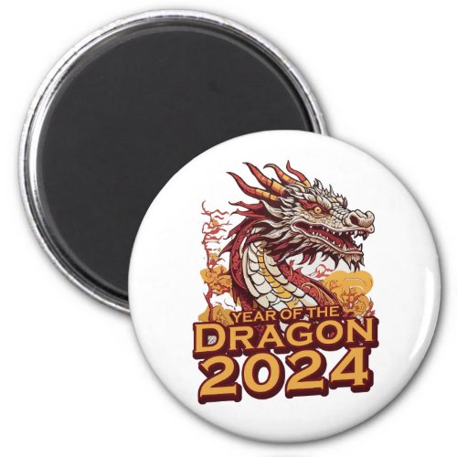Year of the dragon 2024 magnet