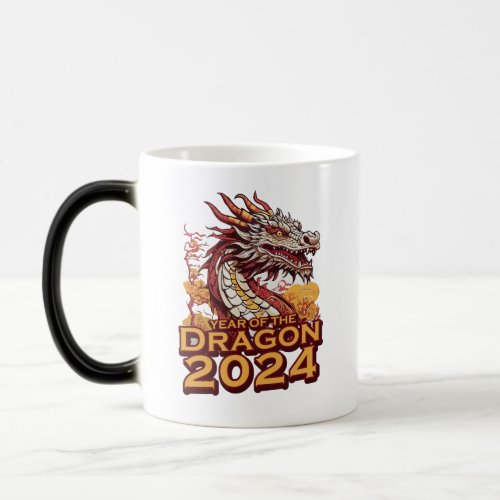 Year of the dragon 2024 Mugs Year of the dragon  Magic Mug
