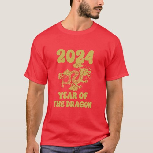 Year of the dragon 2024 Tee Chinese New Year 2024 T_Shirt