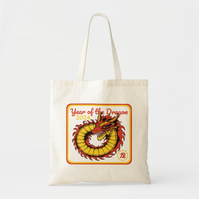 Year of the Dragon 2024 Tote Bag (Front)