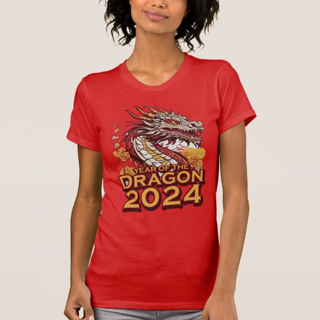 Year of the dragon 2024 Women's slim fit T-Shirt (Front)