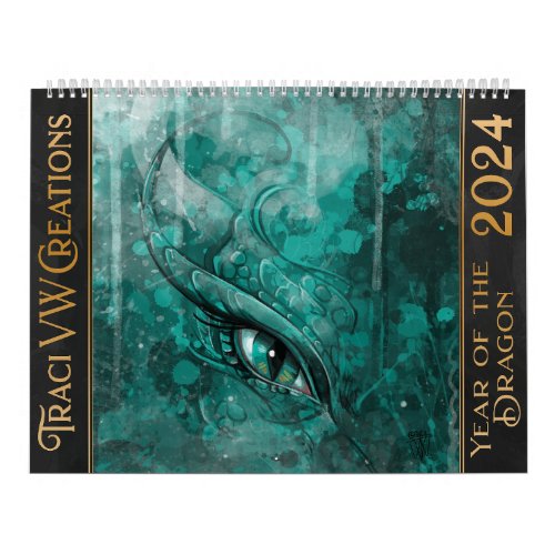 Year of the Dragon Art Calendar