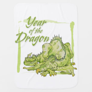 Year of the Dragon Baby Blanket