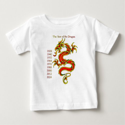 Year of the Dragon Baby T_Shirt