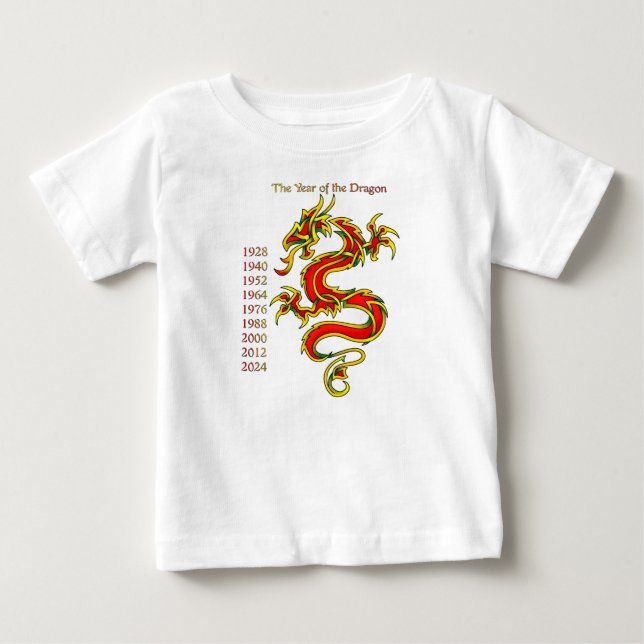 Year of the Dragon Baby T-Shirt (Front)