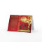 year of the dragon birthday card - red and gold ef
