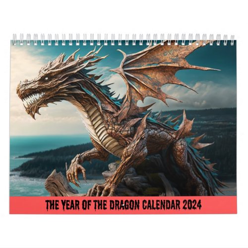 Year of the Dragon Calendar Dragon Calendar