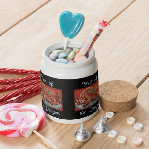 Year of the Dragon Candy Jar