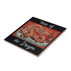 Year of the Dragon Ceramic Tile