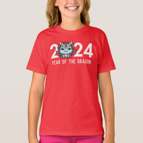 Year of the Dragon Chinese New Year 2024 T_Shirt