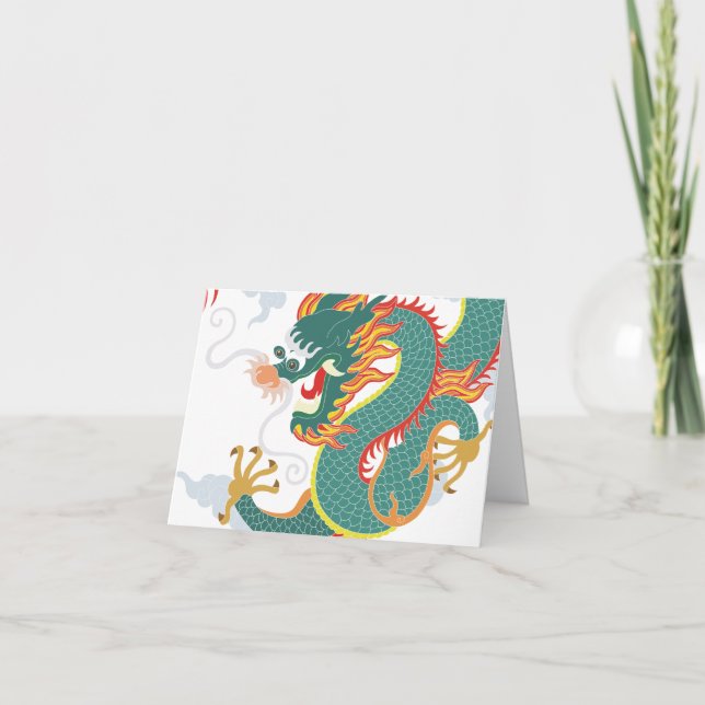 Year of the Dragon Chinese New Year Card 2024 (Front)