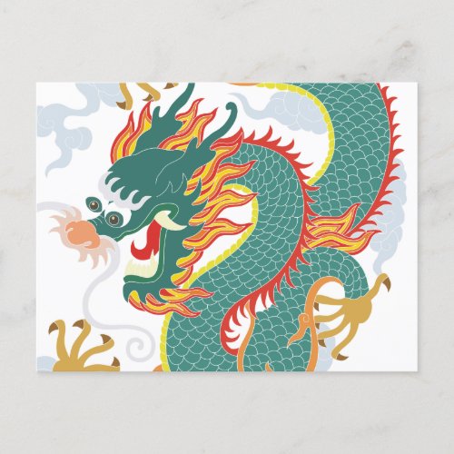 Year of the Dragon Chinese New Year Postcard 2024