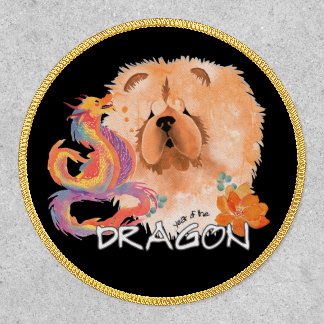 Year of the Dragon Chow dog Patch