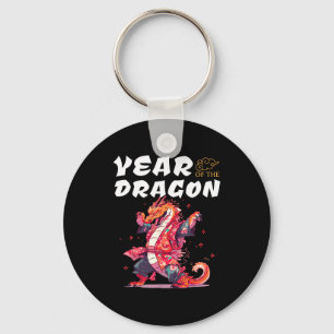 Year Of The Dragon Funny Dragons Chinese Zodiac Si Keychain