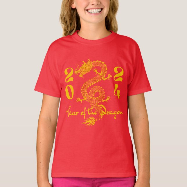 Year of the Dragon Gold T-Shirt (Front)