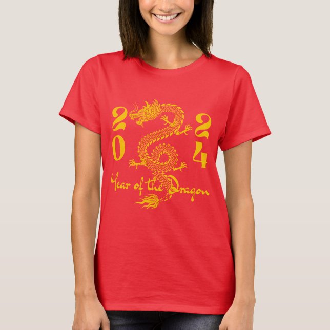 Year of the Dragon Gold T-Shirt (Front)