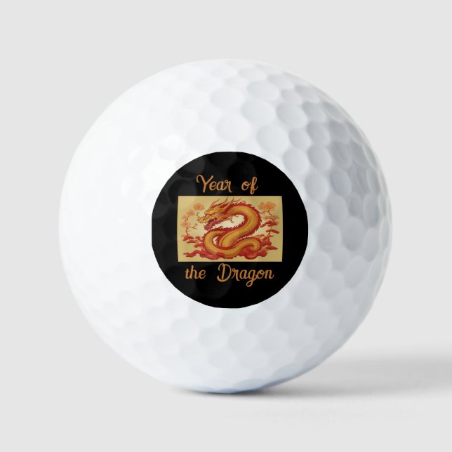 Year of the Dragon Golf Ball (Front)