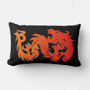 Year of the Dragon Lumbar Throw Pillow