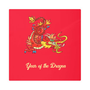 Year of the Dragon Metal Print