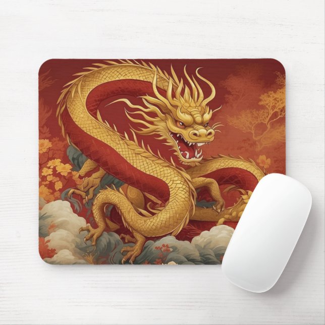 Year of the Dragon Mouse Pad (With Mouse)