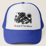 Year Of The Dragon Paper Cut Gift Trucker Hat at Zazzle