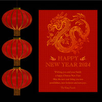 Year Of The Dragon Red Chinese New Year 2024