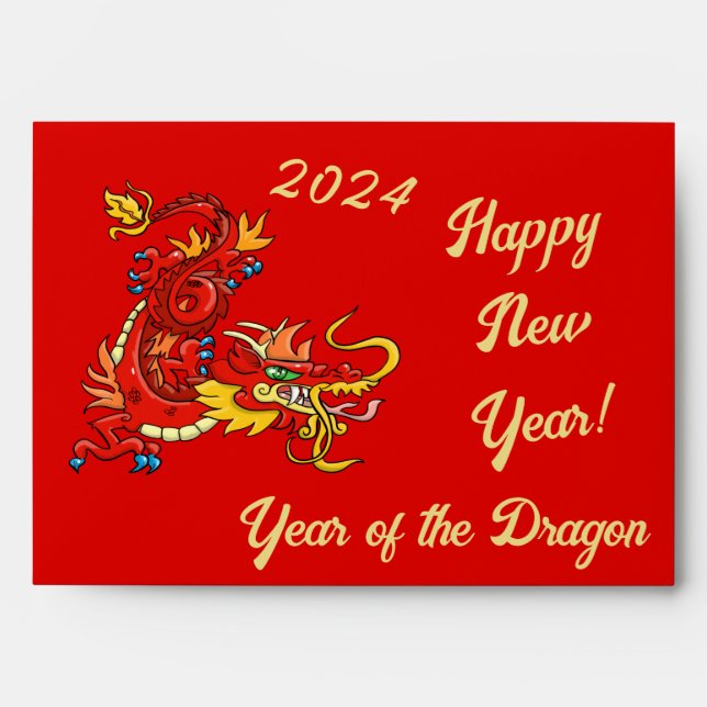Year of the Dragon Red Envelope (Front)