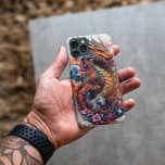 Year of the Dragon Red Orange and white Custom Case-Mate iPhone 14 Case